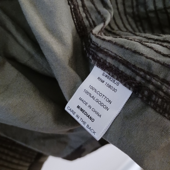 Love Tree Women's Cargo Jacket Camouflage Military Size Medium Green Zipper Up - Picture 11 of 11